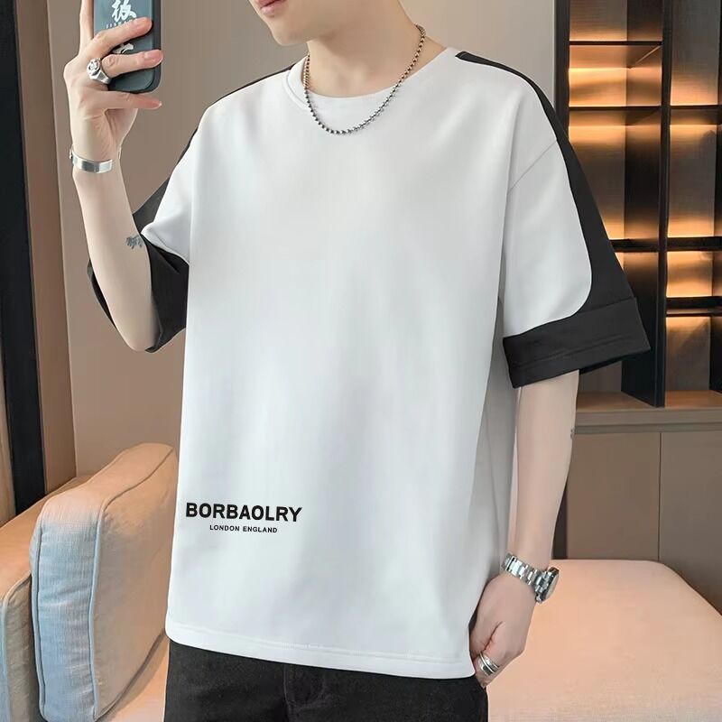 Fabrieksverkoop T-Shirt Man T-Shirt gemaakt 220 gram Oversized Fit Support Logo Customized Boxy T-Shirt