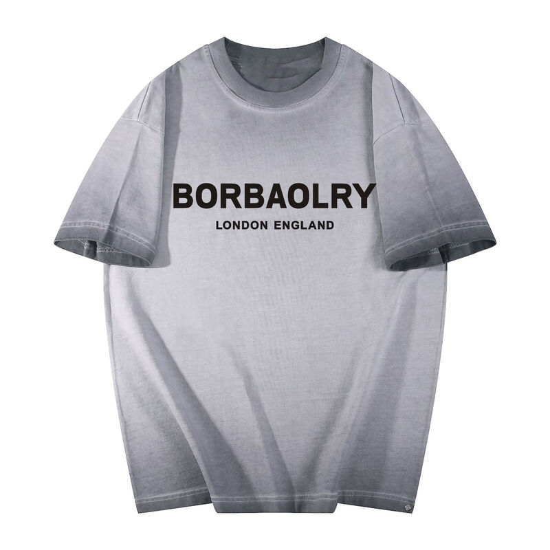 Hot Custom Mensen T-shirt Was om te doen Oud Style Groot formaat Shirt Custom logo Printing Fashion Casual Short-sleeved Shirt