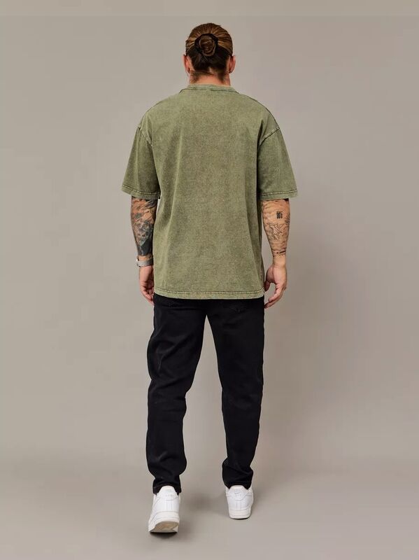 Topkwaliteit Heren T-shirt Wijde Hoge Straat Stijl Stretch Oversized Shirts Grafische Crop Top Tee Zomer Essentials T-shirts