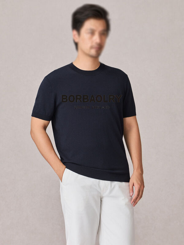 Groothandel Mensen Gym Run Quick Dry T-shirt Custom Print Plain Blank Sport Formele gebreide stijl