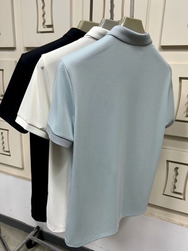 Klassieke Heren Poloshirts | Korte Mouw, Premium Kwaliteit voor Casual Dagelijks Gebruik Exquise Heren T-shirt Fabrikant