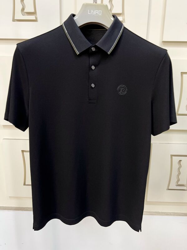 Luxe Heren Poloshirts | Minimalistisch Ontwerp met Contrastkraag, Hoogwaardig Afgewerkte Heren T-shirt Professionele T-shirt Fabriek