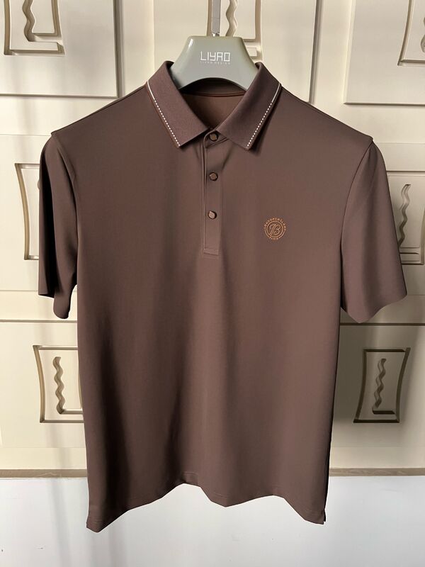 Luxe Heren Poloshirts | Minimalistisch Ontwerp met Contrastkraag, Hoogwaardig Afgewerkte Heren T-shirt Professionele T-shirt Fabriek