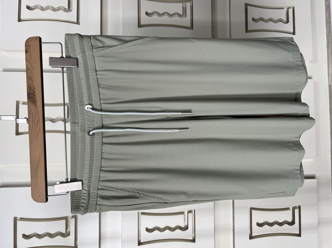 Aanpassen Olijfgroen Sport Set voor mannen - Kort - mouw T-shirt en broek, ademend stof t-shirt voor mannen