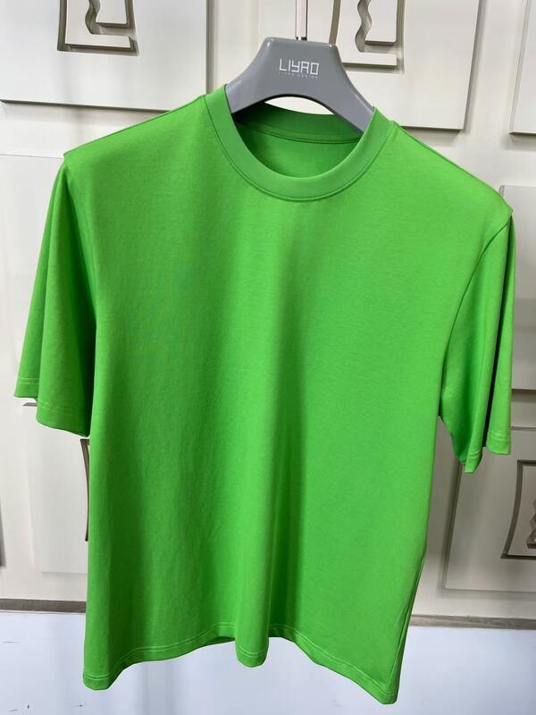 Mensen Sorona Stof Snelle Droog Sport T-Shirt ademend Gym T-Shirt met Custom Borduurwerk en Printing Plain Solid Style