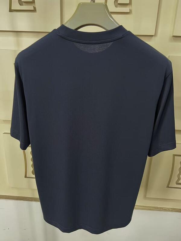 Mensen Sorona Stof Snelle Droog Sport T-Shirt ademend Gym T-Shirt met Custom Borduurwerk en Printing Plain Solid Style