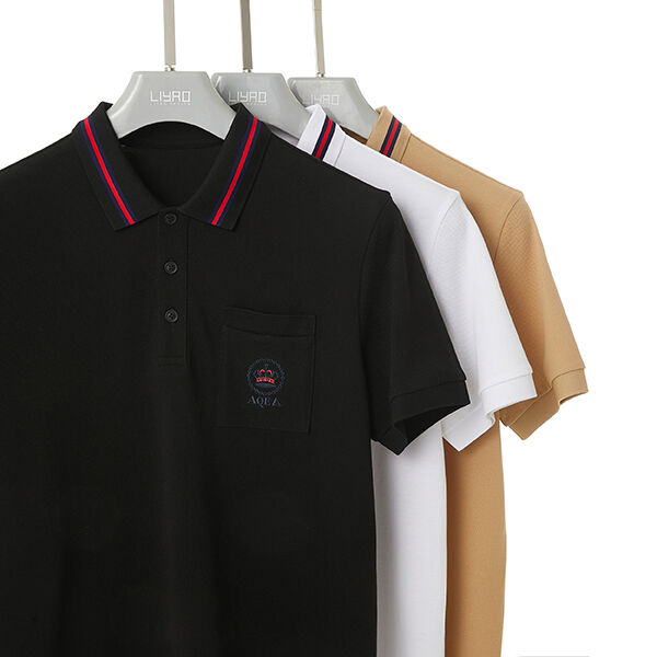Uitstekende Tailoring Huidvriendelijk Wit Zwart Essentieel Katoen Plain Polo Shirts Mensen Met Custom Logo Label Borduur Casual