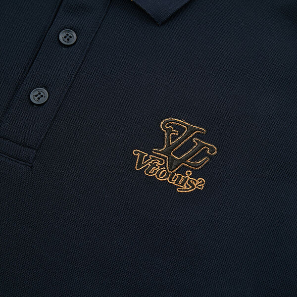 Beroepsontwerper Polo Shirts Mensen Langmouw Anti-rimpel hoogwaardige Polo Shirts voor het werk Katoen ademend droog borduurwerk