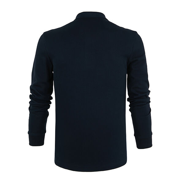 Beroepsontwerper Polo Shirts Mensen Langmouw Anti-rimpel hoogwaardige Polo Shirts voor het werk Katoen ademend droog borduurwerk