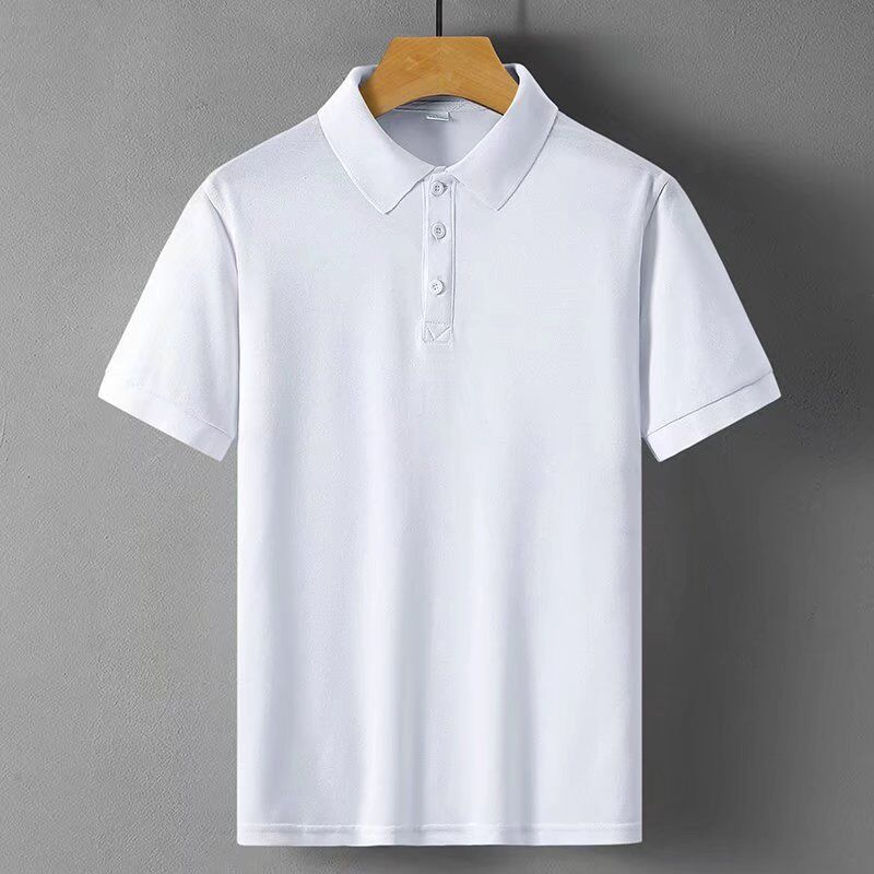 Kortmouw lapel werkkleding Custom polo shirt Factory kleding cultuur Reclame shirt T-shirt