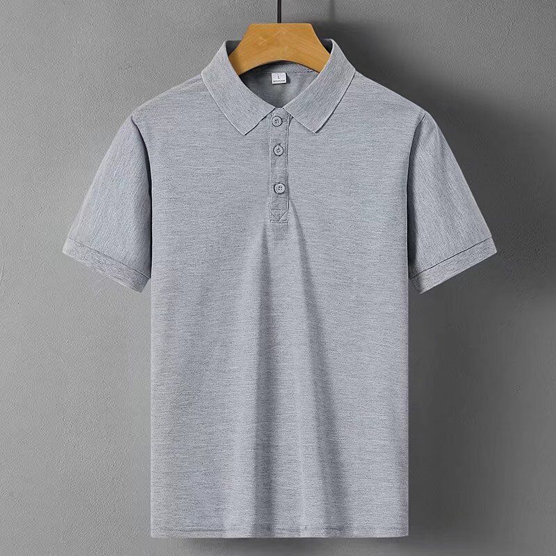 Kortmouw lapel werkkleding Custom polo shirt Factory kleding cultuur Reclame shirt T-shirt
