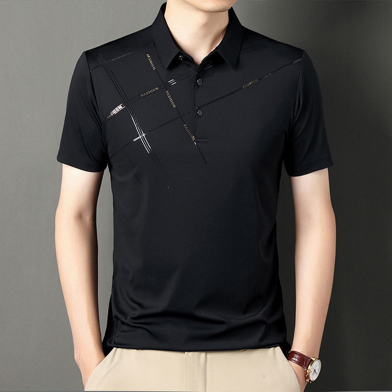 Heren Polo Shirts met Bedrukking en Borduurlogo, Hoge Kwaliteit Katoen, Effen, Basic, Uniform, Golf Polo Shirts