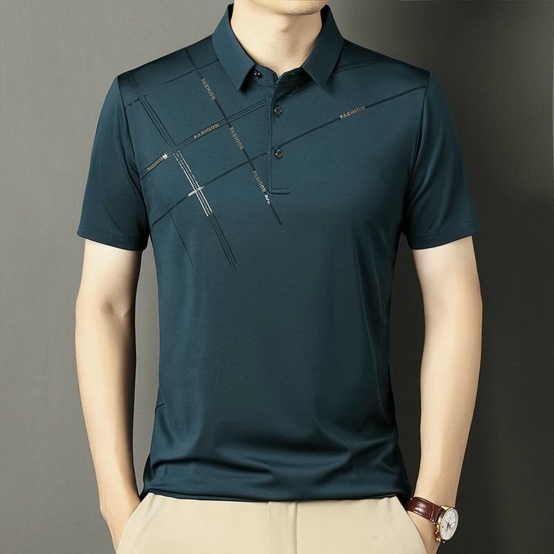 Heren Polo Shirts met Bedrukking en Borduurlogo, Hoge Kwaliteit Katoen, Effen, Basic, Uniform, Golf Polo Shirts