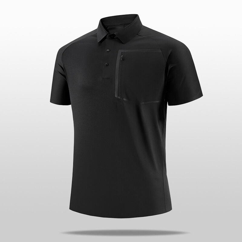 Zomer Nieuwe mannen korte mouwen gebreide polo shirt met kleur geblokkeerde kraag voor casual polo mannen