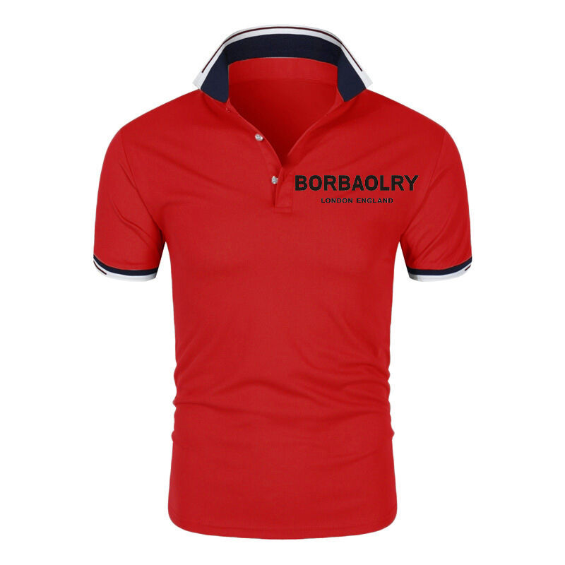 Polo shirt met sneldrogende stof en geborduurd logo, sport, golf, werkuniform, uniseks poloshirt